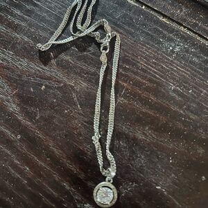 Elegant Silver Pendant Necklace sterling silver 10k